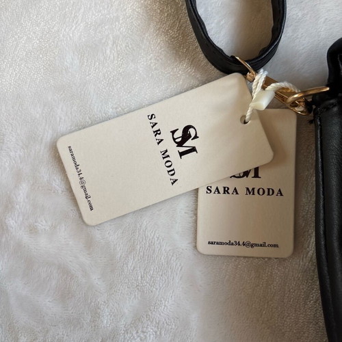 Bag new black with detachable strap