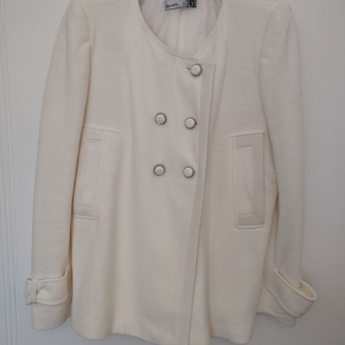 Ysatis white classic jacket like new, size L