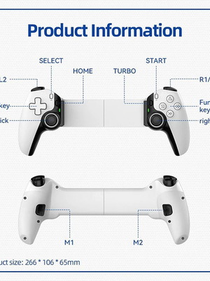 Techsuit Wireless Controller BSP-D9 χειριστήριο καινούργιο, λευκό