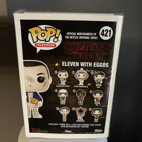 Eleven With Eggos Funko Pop 421 used, box damaged