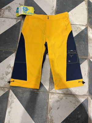 Chiemsee men's kite swimwear new, blue and yellow, size S