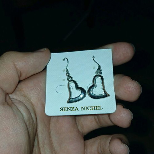Senza earrings new, gray and silver