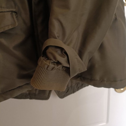 Men's jacket used, size large, with small defect