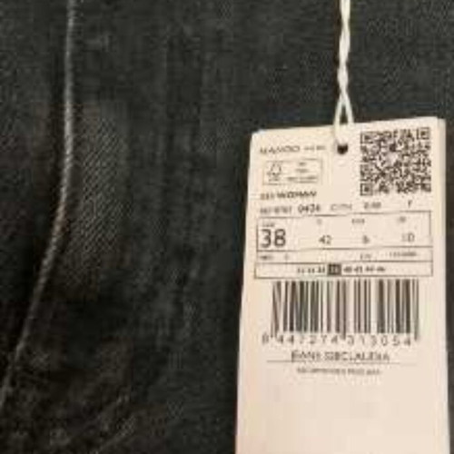 Mango jeans, black and grey, size M / 38 / 10