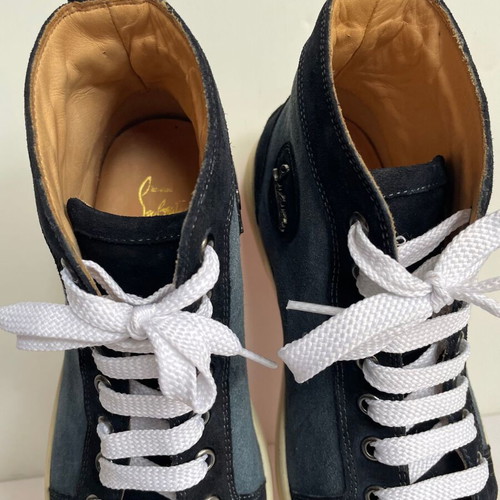 Christian Louboutin men sneakers like new, size 41, gray and black