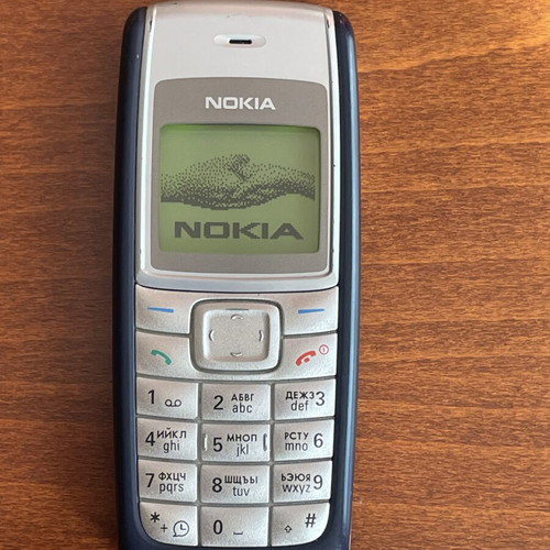 Nokia 1110i phone used, with charger and good battery