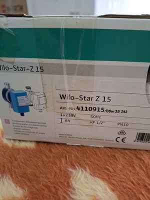 Wilo Star Z 15 circulation pump new