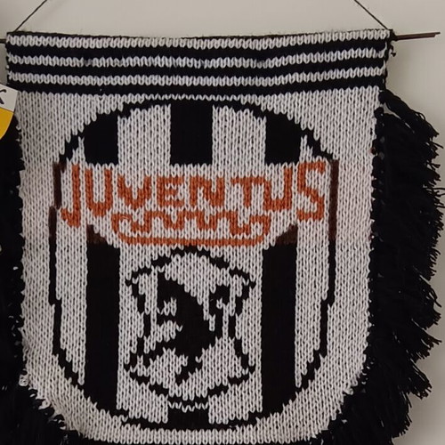 Juventus banner used, large size, jacquard knit