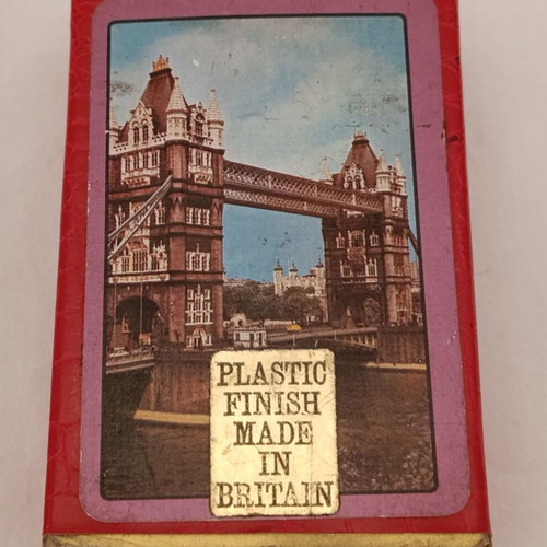 Waddingtons Tower Bridge playing cards used, complete, collectible