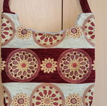 Oriental shoulder bag new, multicolored