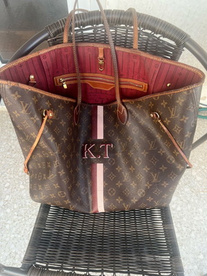 Louis Vuitton Neverfull GM ώμου μεταχειρισμένη, μπεζ