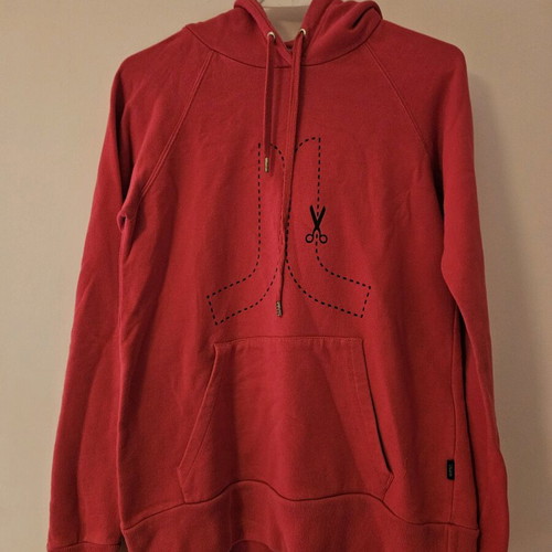Wesc fuchsia hoodie like new, size M, pink