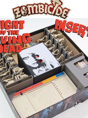 Zombicide Night of the Living Dead Board Game Organizer new, 3D printed