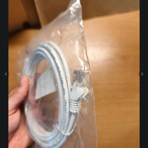 Ethernet cable 3m, white, RJ45 connectors