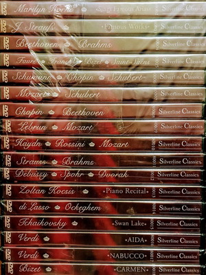Silverline Classics boxset with 20 DVDs classical music new