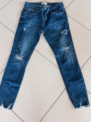 Παντελόνι τζιν ανδρικό Pull & Bear μπλε σαν καινούργιο, μέγεθος L