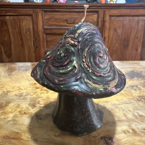 Decorative candles new mushroom-shaped colorful