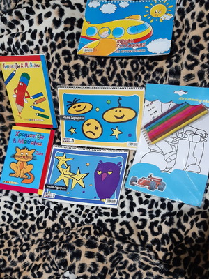 Drawing pads No 1 and Learn to Draw with colored pencils and stickers new
