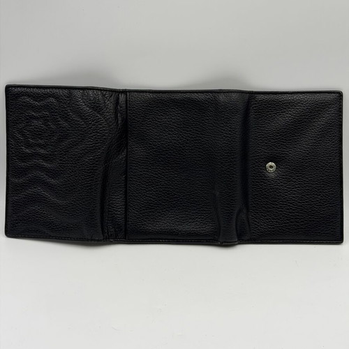 Montblanc leather wallet like new, black