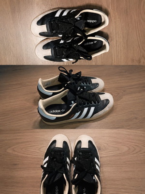 Adidas Samba OG μαύρα μπεζ αθλητικά σαν καινούργιο