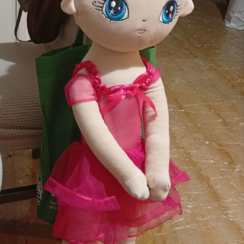Ballerina plush doll large size 90 cm used, very good condition