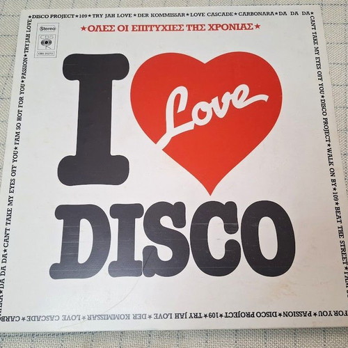 I Love Disco LP used, electronic genre