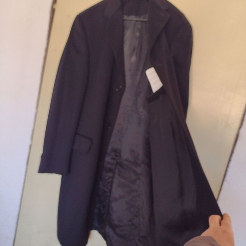 Loro Piana men's wool coat like new, dark blue, size 50