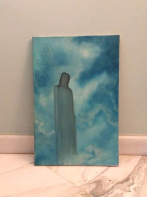 Painting used, dimensions 40x60