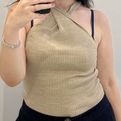 Fashionkilla top like new, beige, size L