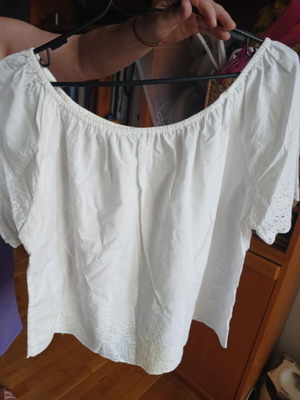 Kipour blouse like new, white, size L