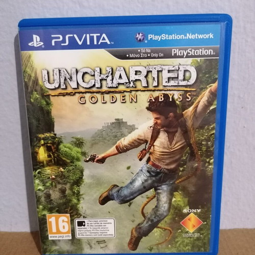 Uncharted Golden Abyss PS Vita case and cover used, no game