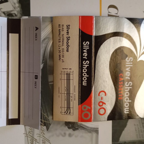 Silver Shadow C-60 reel to reel tape like new with bonus cassette