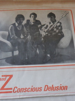 A and Z Conscious Delusion vinyl 45 rpm used, Greek rock