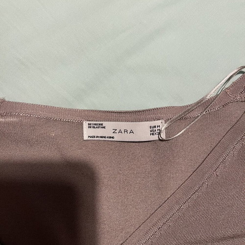 Zara twin set like new, gray and brown
