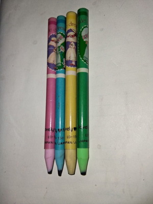 Little Dreams Japan scented erasers 80s new, set of 4