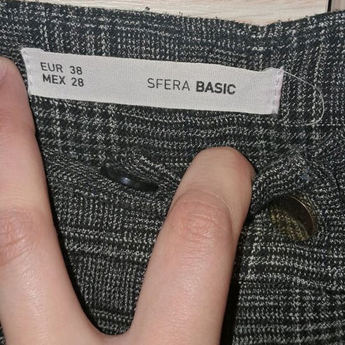 Sfera Basic checked pants used size 38