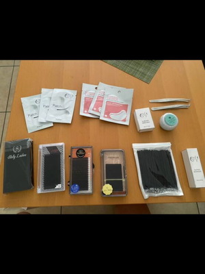 Professional eyelash extension kit, sealed