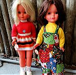  Δύο μεγάλες συλλεκτικές ολοκαίνουριες Γερμανικές κούκλες δεκαετίας 1970