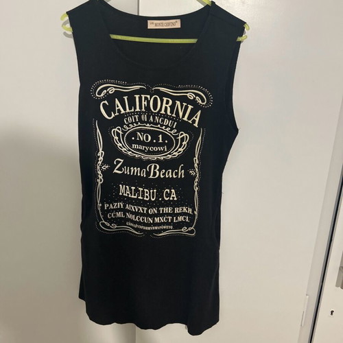 Blouse dress one size like new, black and white