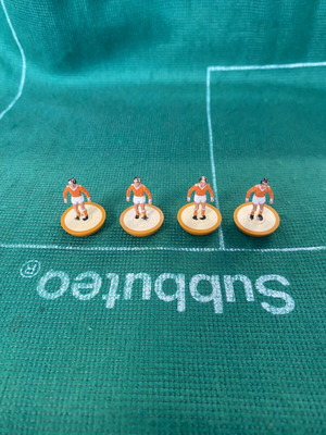 Vintage Subbuteo spares ref 689 Blackpool Holland set of 4