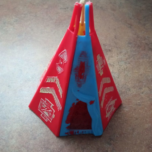 Jean-Hoefler Indian Tent (Tepee-Wigwam) vintage toy