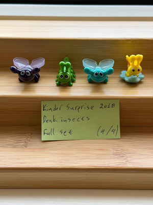 Kinder Surprise φιγούρες έντομα μεταχειρισμένες, ολοκληρωμένη συλλογή 2018
