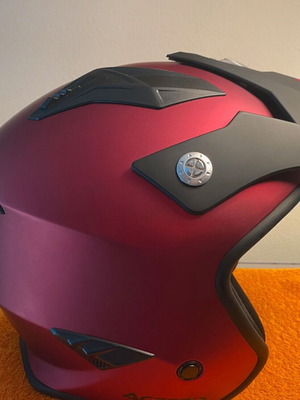 Acerbis Aria Jet open face helmet metallic red, like new
