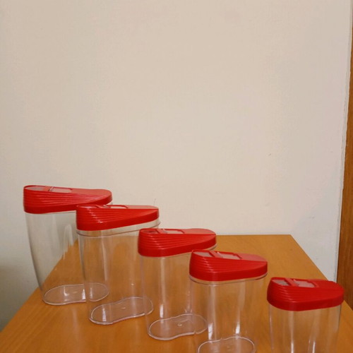 Cassetti set of 2 food storage containers new with lids