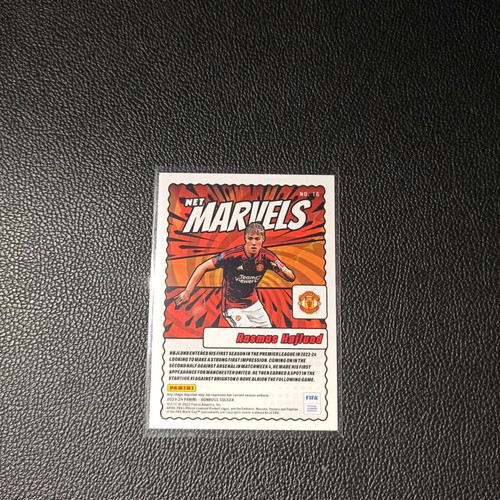 Panini Donruss Net Marvels Rasmus Hojlund card like new 2023-2024