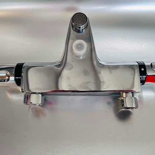 Thermostatic Shower Bath Mixer used, chrome finish