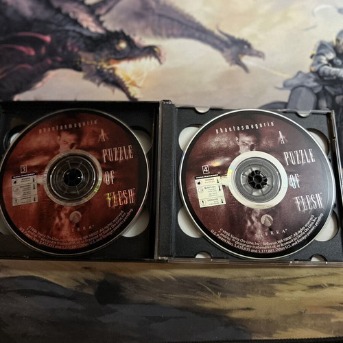 Phantasmagoria PC game used, 5 CD-ROMs, Sierra horror adventure