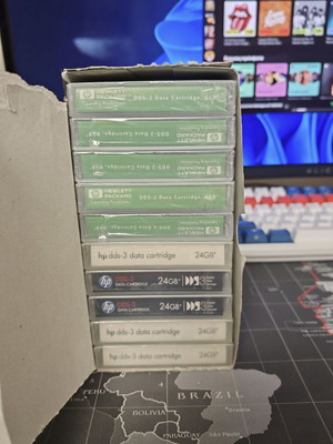 Dds 3 + Dds 2 4mm Dat audio tapes new, pack of 10