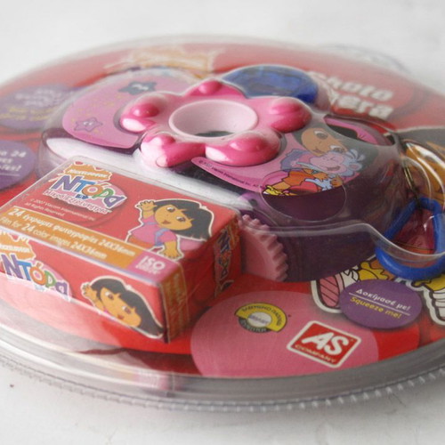 Dora the Explorer φωτογραφική μηχανή 35mm film σφραγισμένη, 2007 Nickelodeon