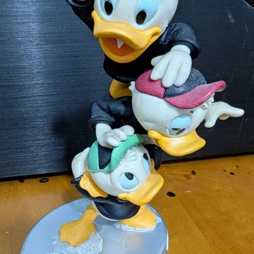 Huey, Dewey and Louie figure Disney 3D Collection used